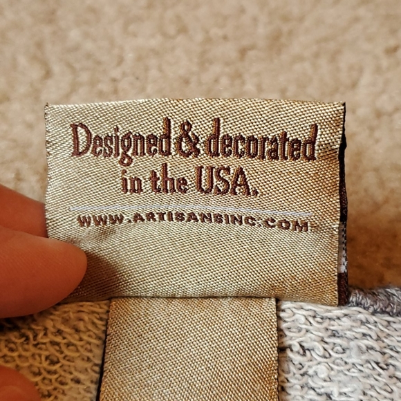 Artisans gray Telluride sweatshirt size Medium - Picture 9 of 10